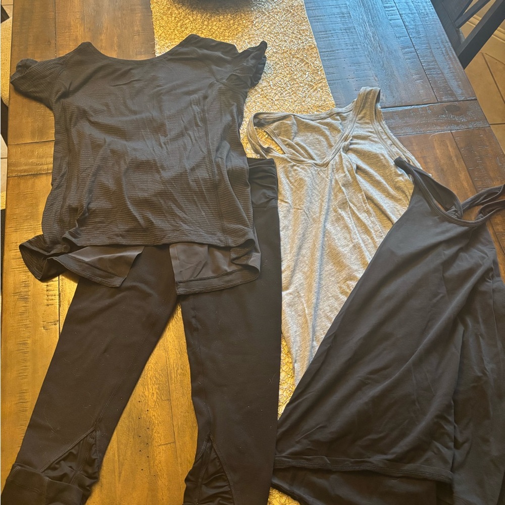 Lululemon black and Gray Activewear bundle